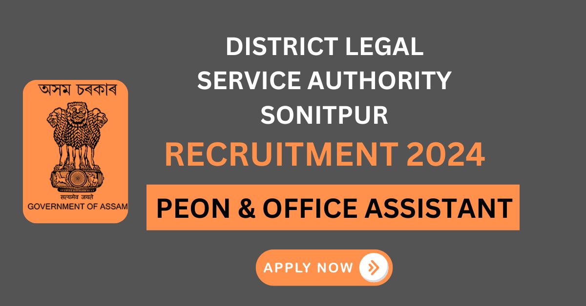 DLSA Sonitpur recruitment 2024