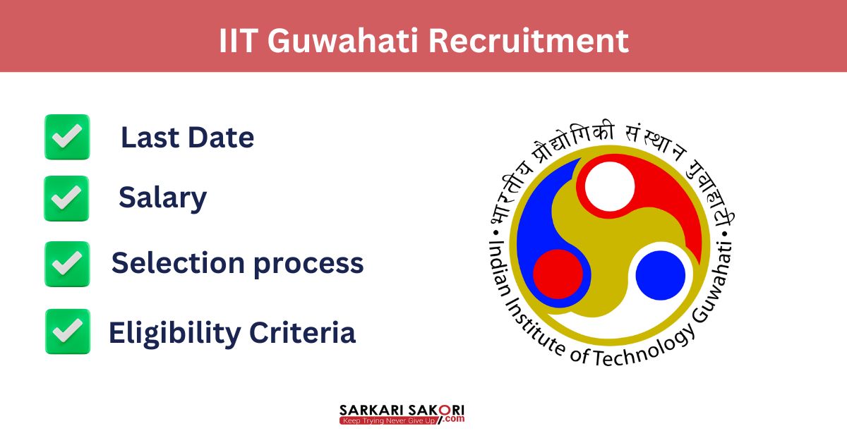 IIT Guwahati Recruitment 2024
